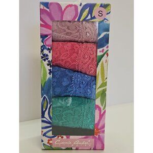 Carrie Amber Women Size S Intimates 5PK Lace Hipster Multicolor Gift Box Panties